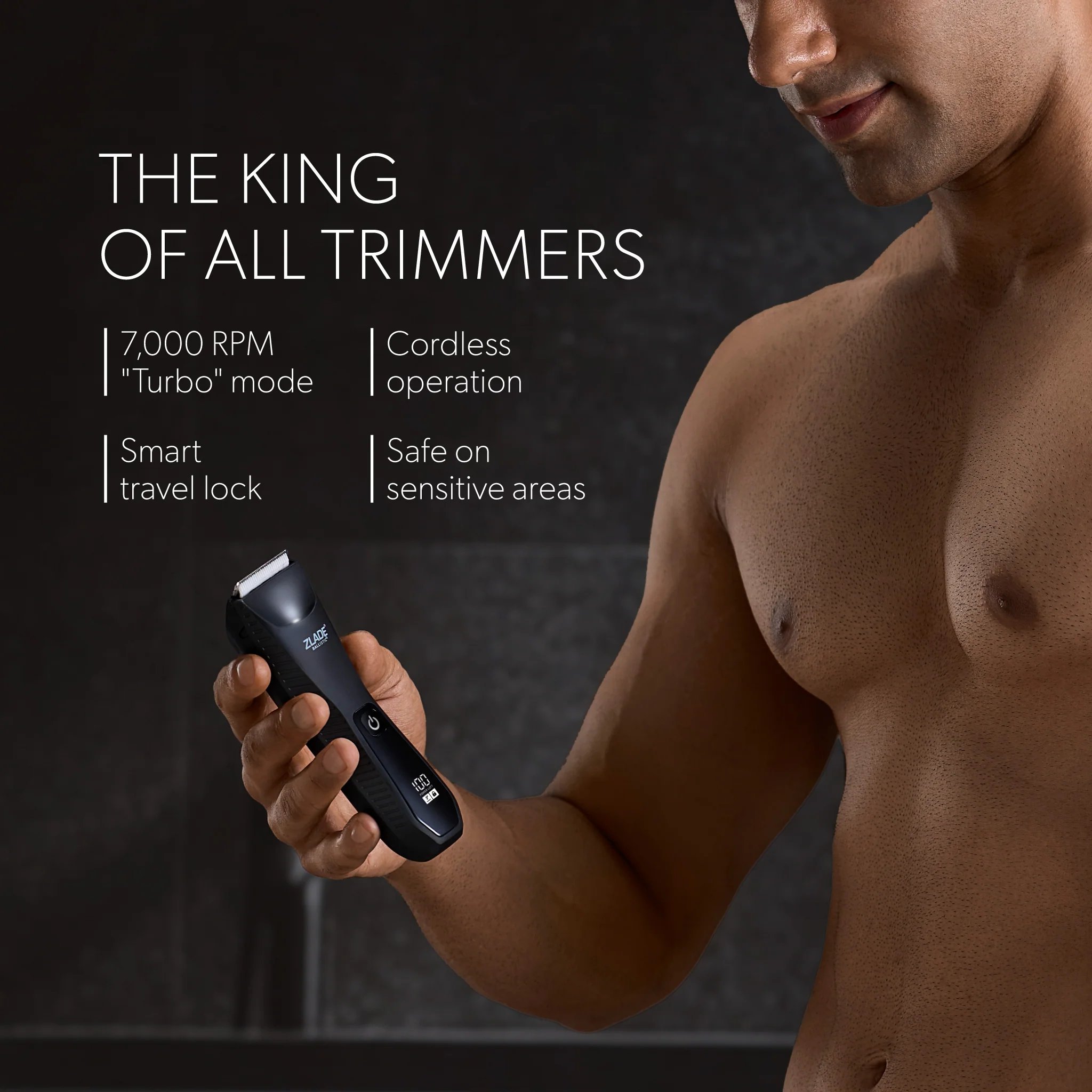 Zlade Ballistic TURBO Full-Body Trimmer for Men - Image 7
