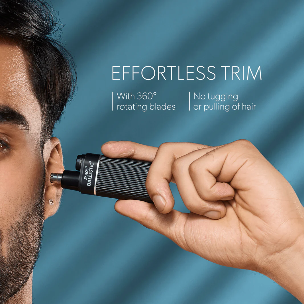 Zlade Ballistic Turbo Full-Body Trimmer + Nose & Ear Hair Trimmer Combo - Image 3