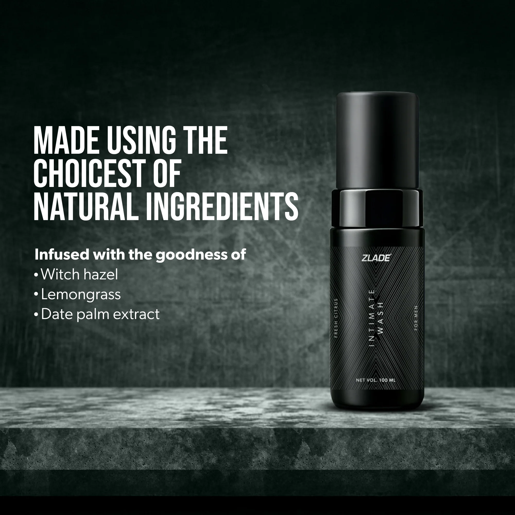 Zlade Intimate Wash for Men | Fresh Citrus Foaming Wash for Impeccable Below-the-Belt Hygiene | 100 ml - Image 4