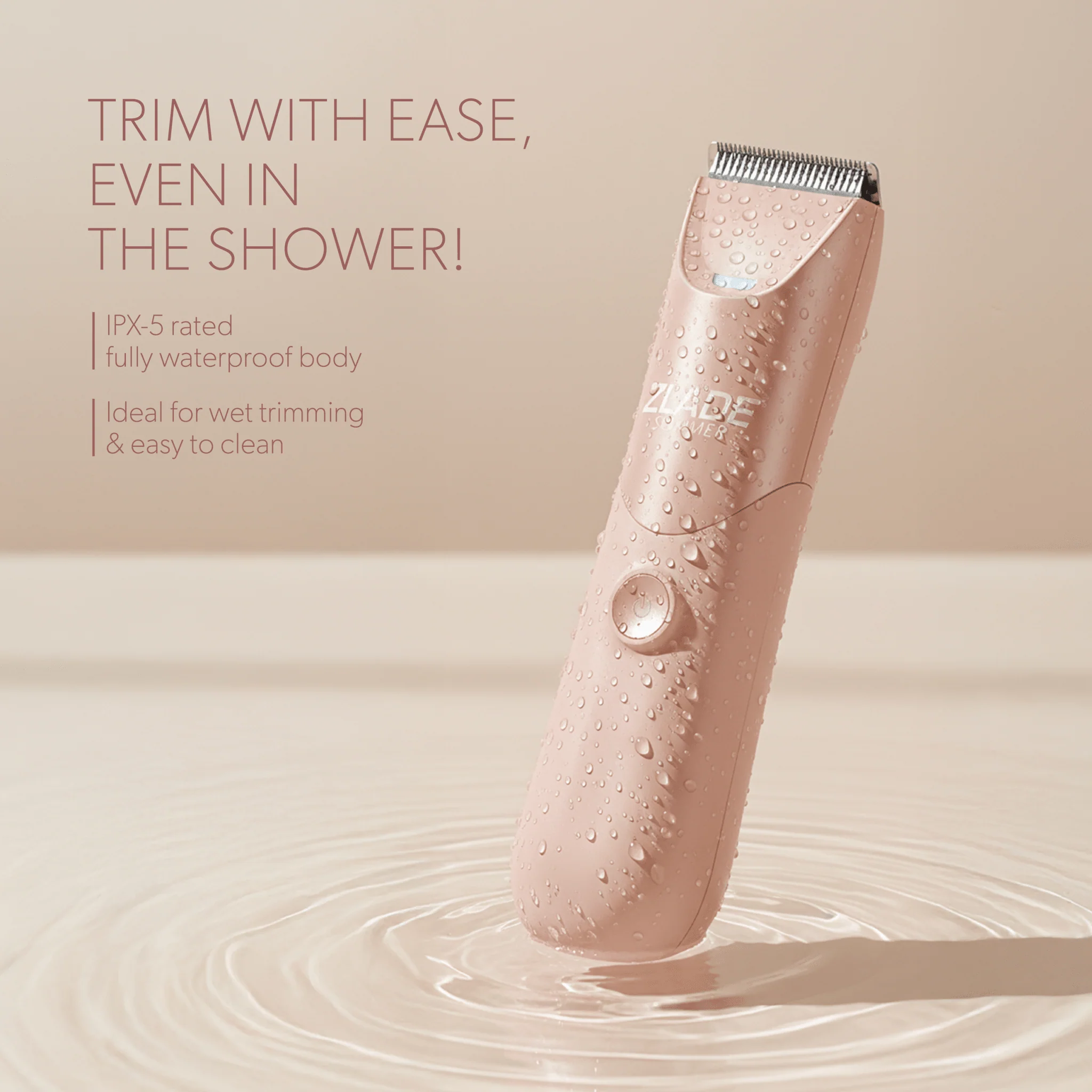 Zlade Summer Intimate Hair Removal Trimmer for Women | Bikini Line, Underarms, Body Hair | 2 AAA Battery Operated | IPX-5 Waterproof - Image 4