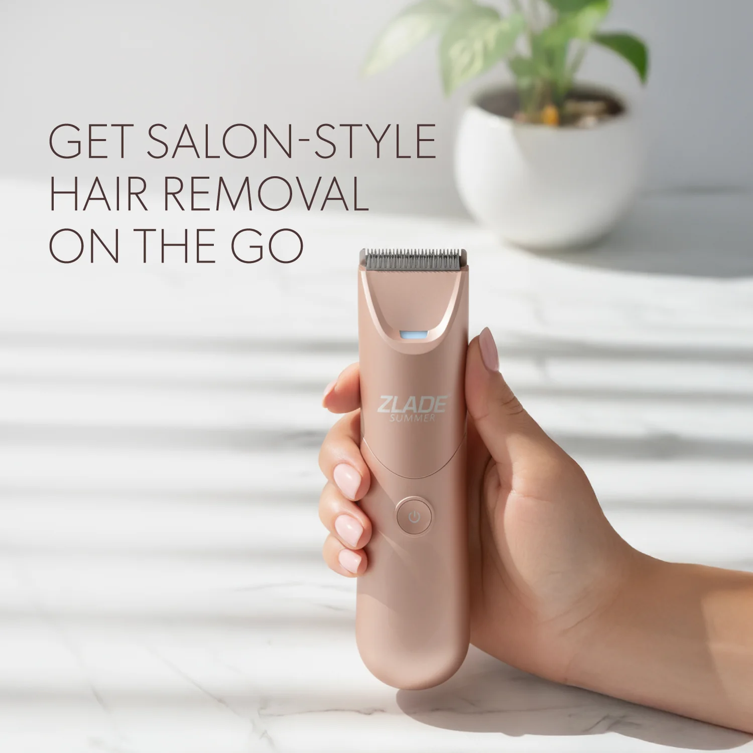 Zlade Summer Intimate Hair Removal Trimmer for Women | Bikini Line, Underarms, Body Hair | 2 AAA Battery Operated | IPX-5 Waterproof - Image 7