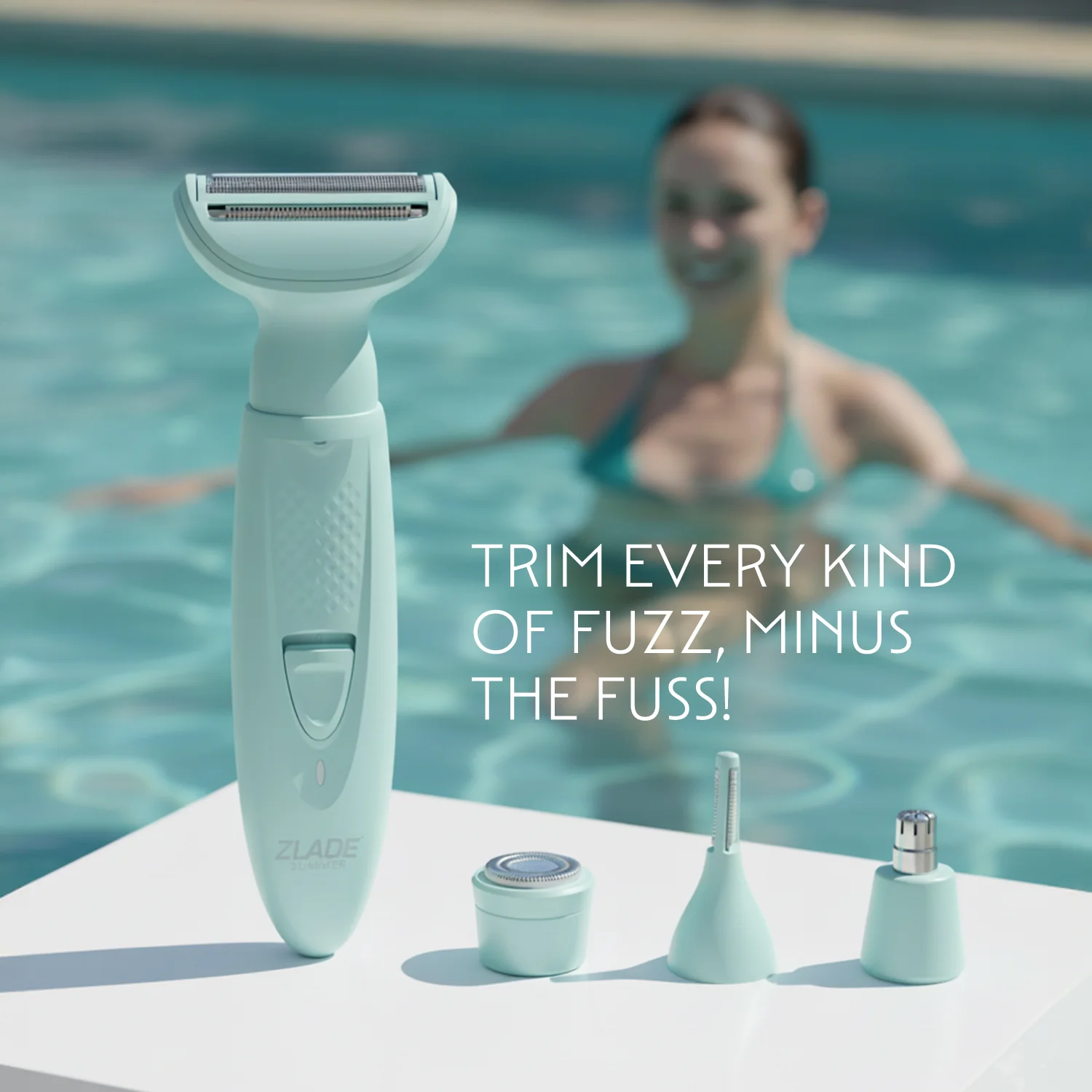 Zlade Summer Move All-in-One Trimmer for Women | Rechargeable Multigroomer - Image 6